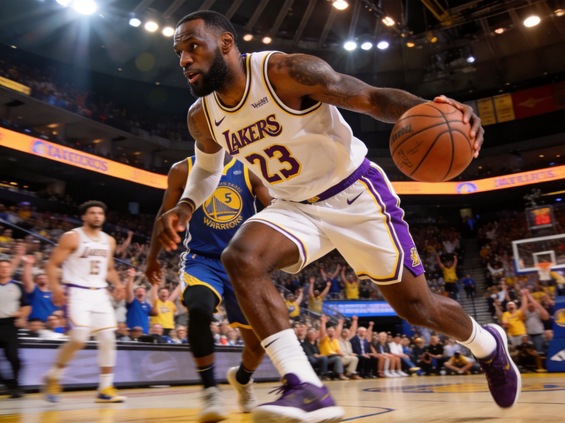 NBA湖人队比赛精彩集锦